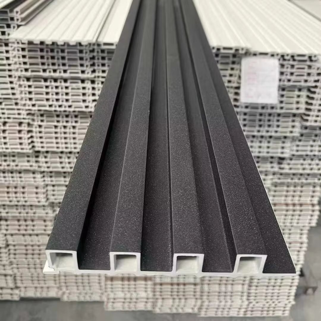 Wpc Fluted Wall Panel Shower Wall Board Panel Indoor And Outdoor Plastic Wall Panel