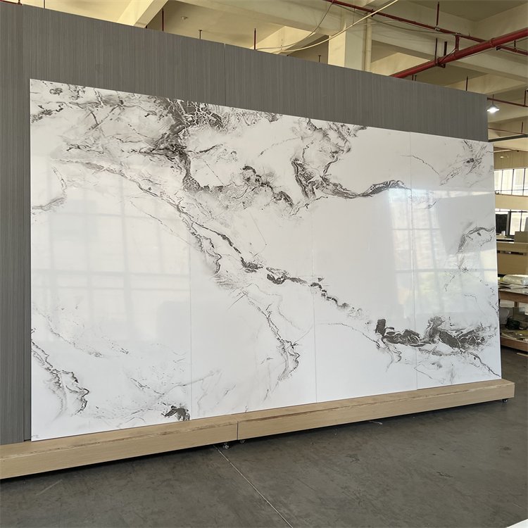 Wholesale Easy Installation Decorative Interior Board UV Panel Wall Panel Marble Look UV