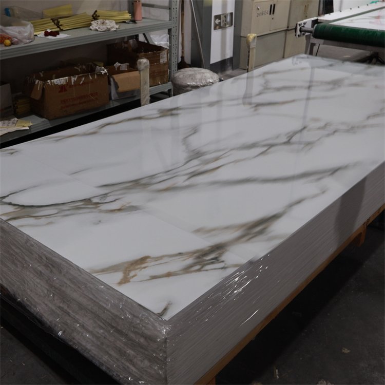 Wholesale Easy Installation Decorative Interior Board UV Panel Wall Panel Marble Look UV