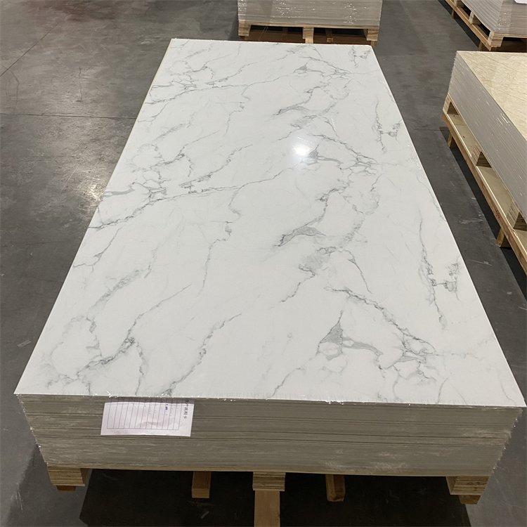 Wholesale Easy Installation Decorative Interior Board UV Panel Wall Panel Marble Look UV