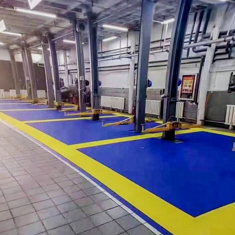 Car Wash Room Plastic Mosaic Grid Board 4S Shop Floor Mat Grid Floor Multi-Function Car Wash Shop Plastic Floor Splicing Grille