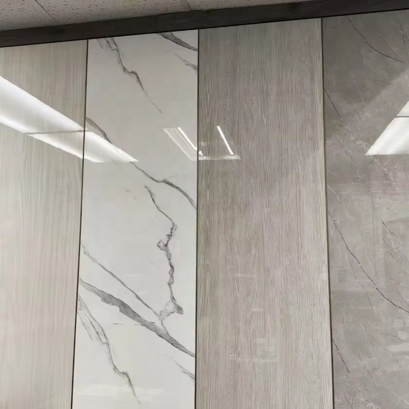 Waterproof Easy to Clean High Quality UV Marble Sheets Offering Glossy Finish for Villa