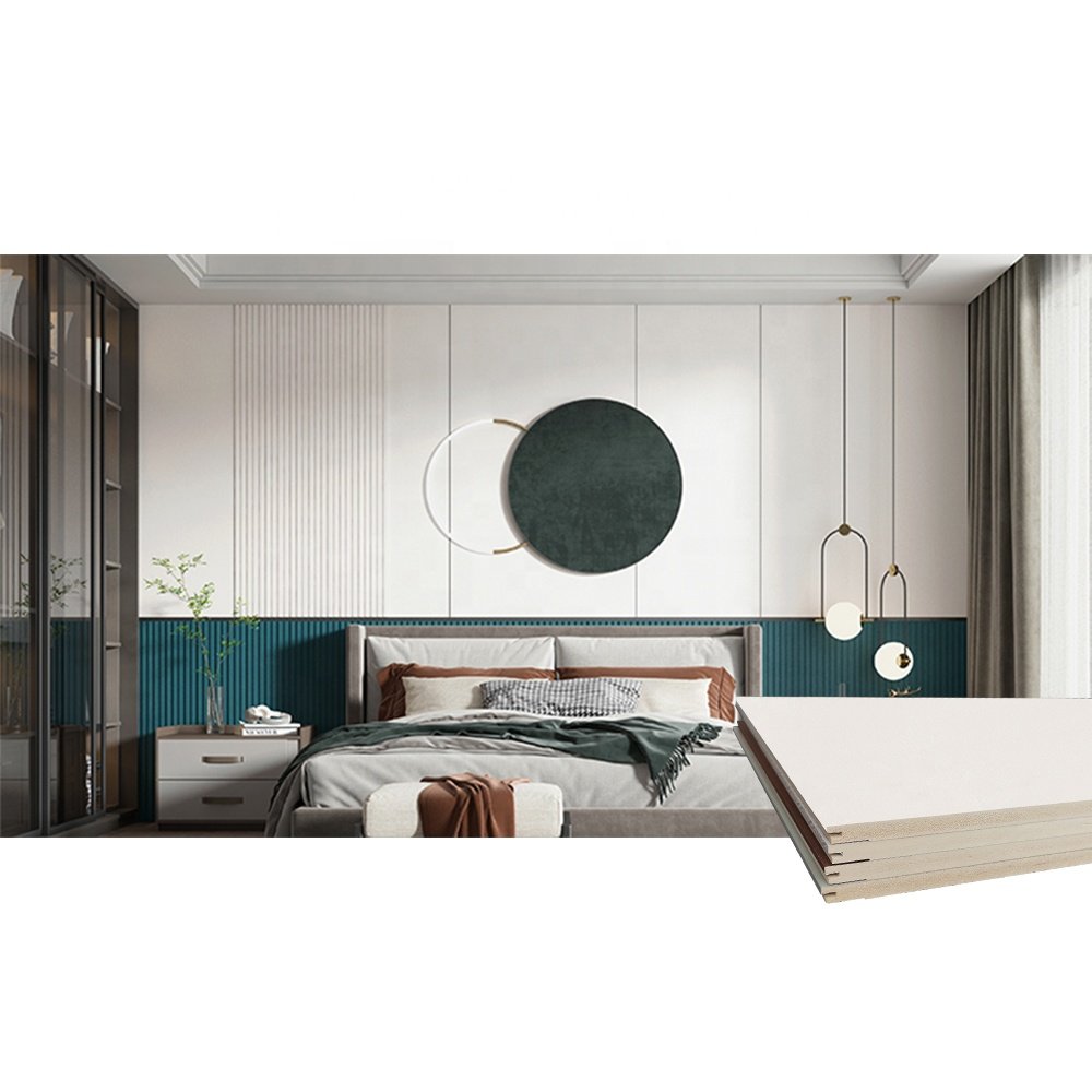 Faux stone flame retardant wall panels for interior wallboard wood texture bedroom wall panel