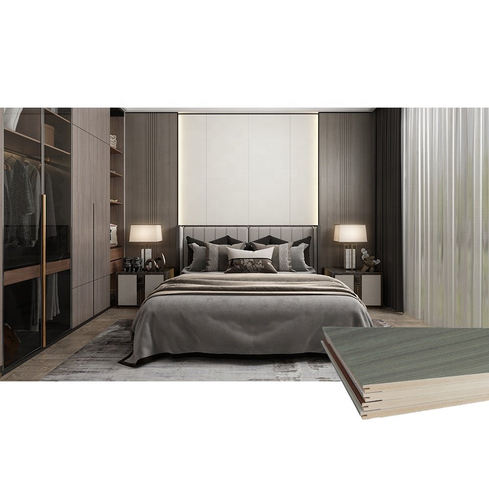 Faux stone flame retardant wall panels for interior wallboard wood texture bedroom wall panel