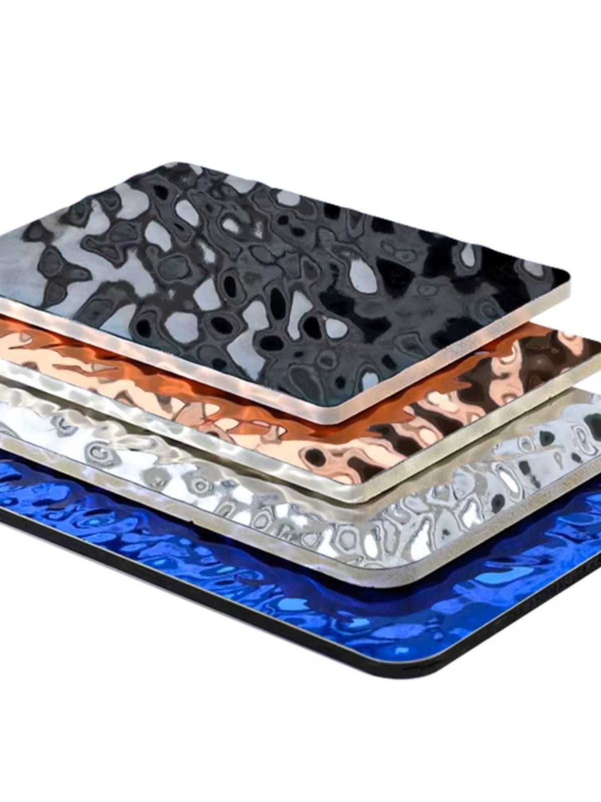 Wall panels for sale water ripple hammer colored decorative water ripple mirror wall panels