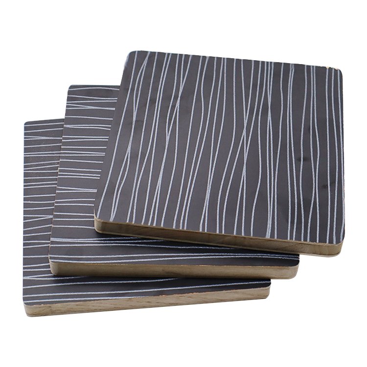 Good Quality 18mm Melamine Veneered 5 layer Block Board for Furniture and Wardrobe