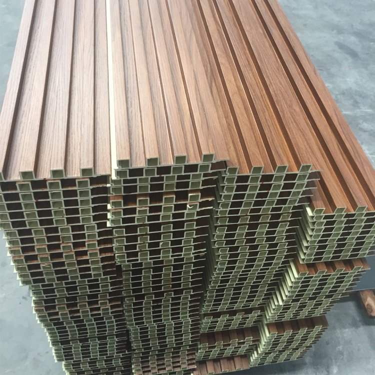 Wood Alternative Lambrin PVC Interior de Madera WPC Decorative Wall Panel Other Boards