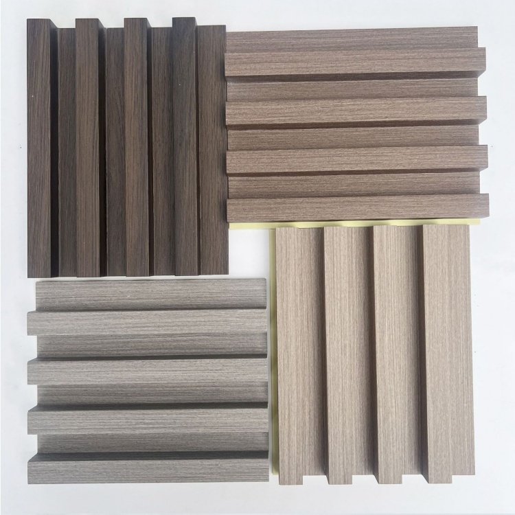 Wood Alternative Lambrin PVC Interior de Madera WPC Decorative Wall Panel Other Boards