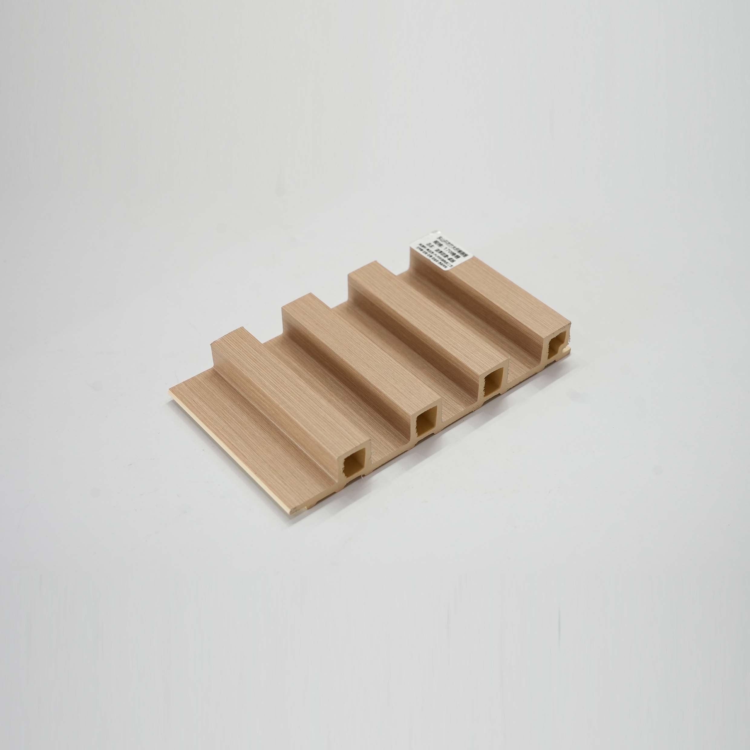 Modern Waterproof WPC Wall Panel Ceiling Slat Cladding Fluted Ecological Indoor Wall Panel