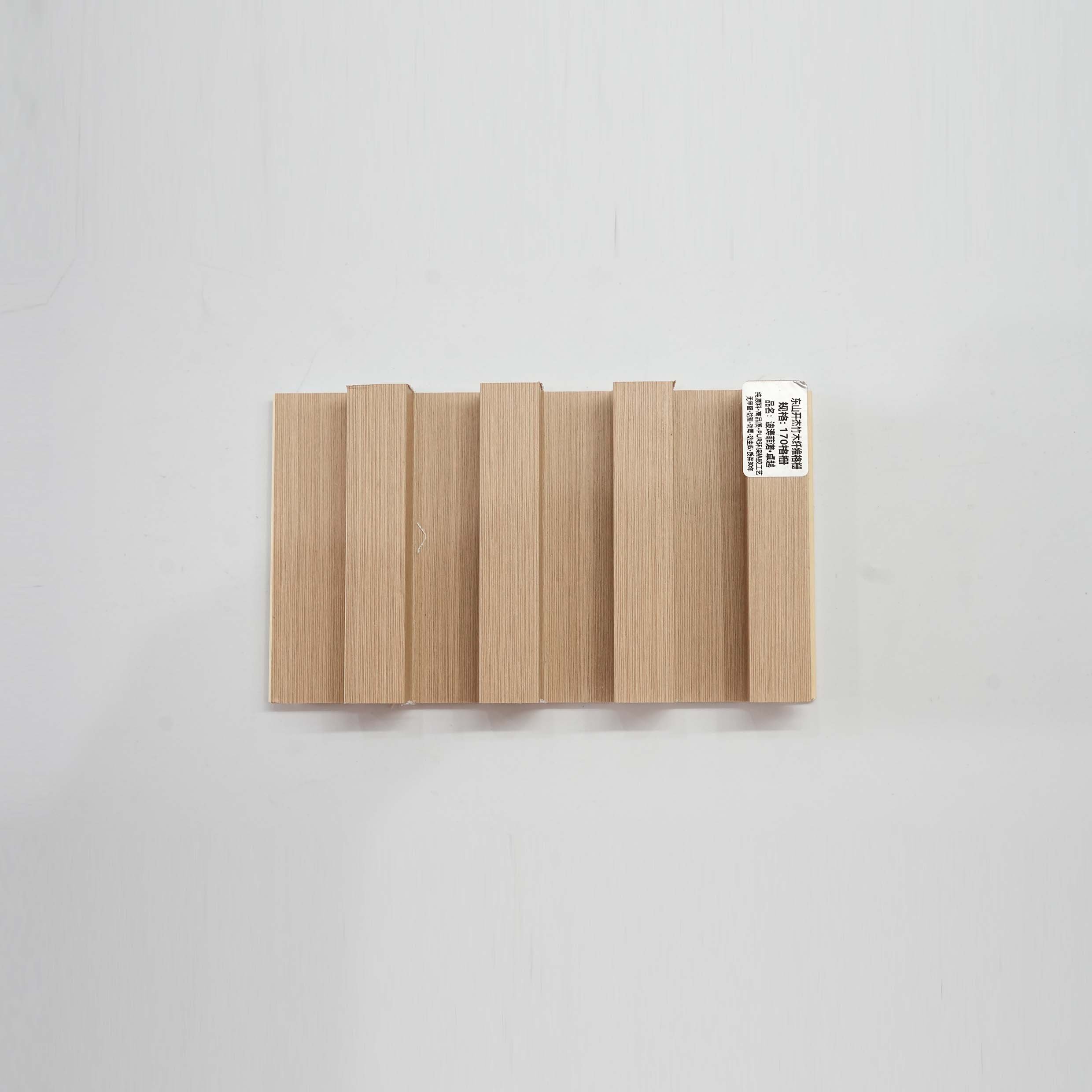 Modern Waterproof WPC Wall Panel Ceiling Slat Cladding Fluted Ecological Indoor Wall Panel