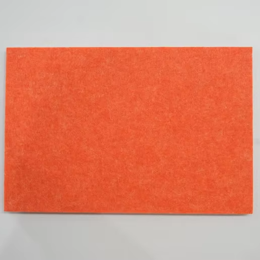 Sound absorbing board felt polyester fiber soundproof wall panel for studios schools