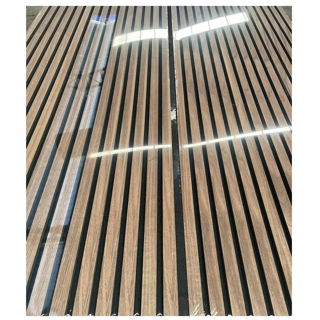 Akupanel Modern Interior Wood Acoustic Wall Panels Sound Proof Slats for Decoration Wood Acustik Panel