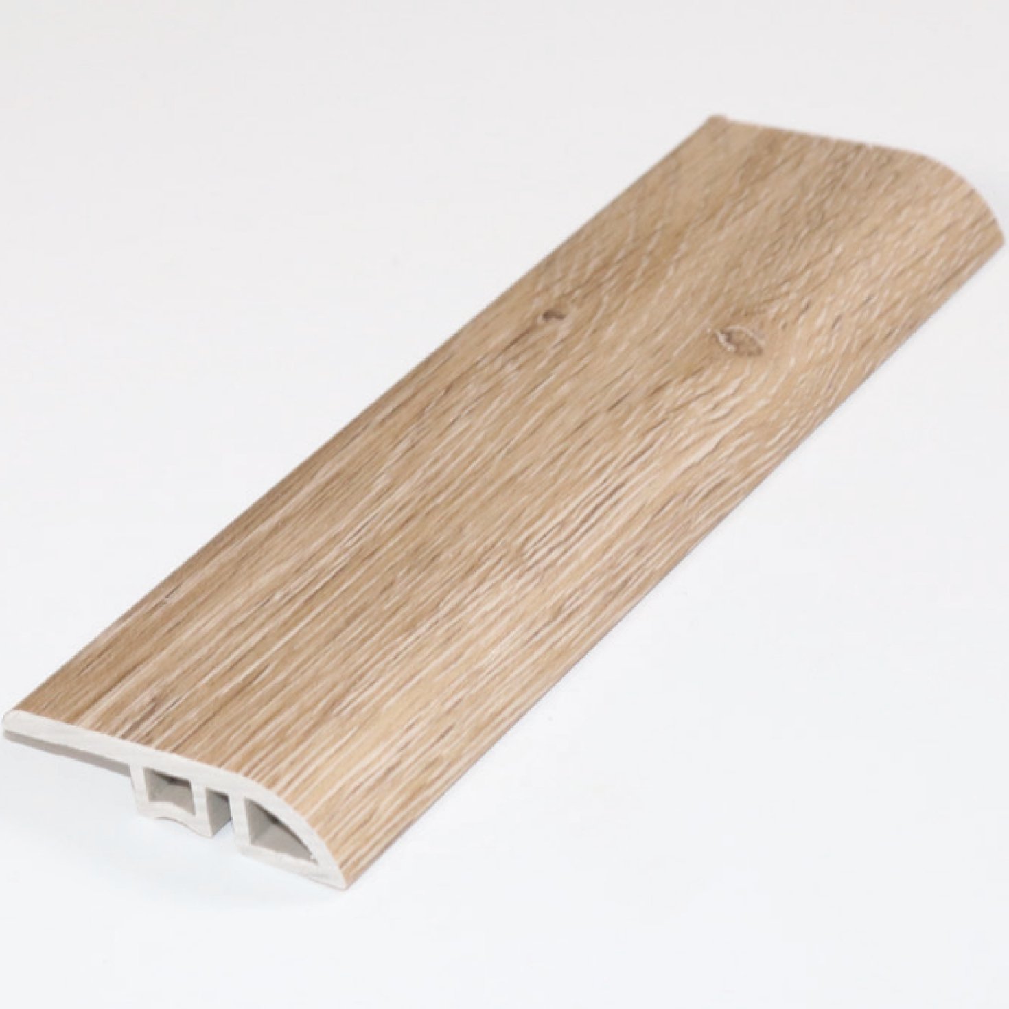 Waterproof SPC laminate flooring accessories plastic Flush Stair Nose trim wpc skirting board