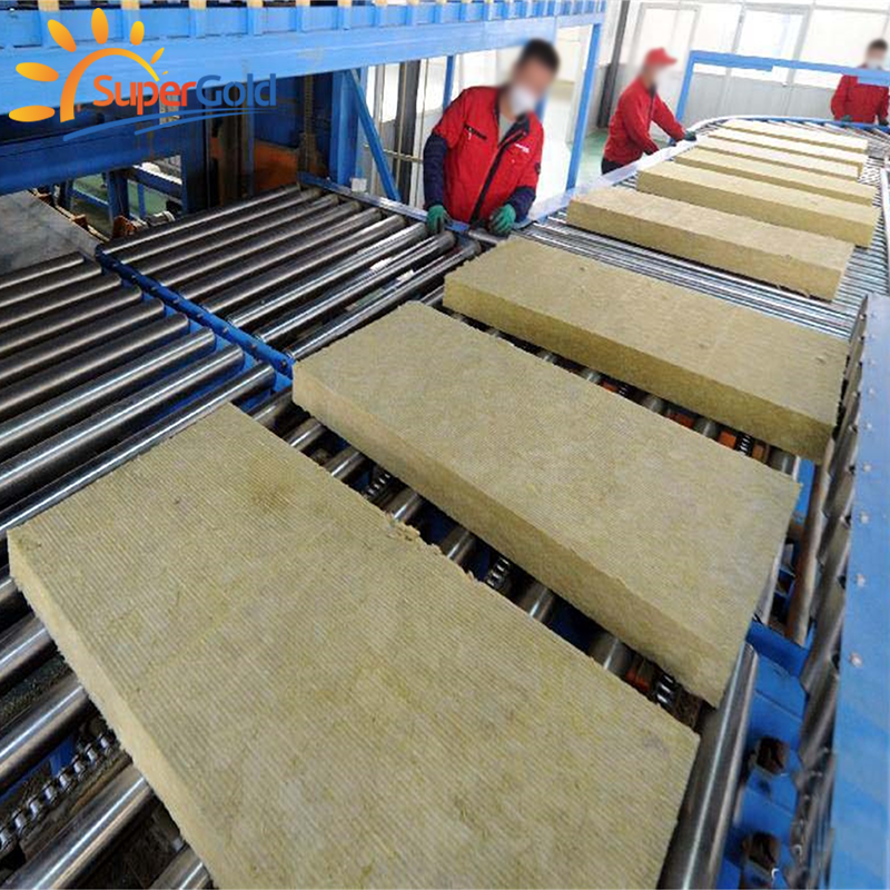 SuperGold Insulation Wool Fireplace Basalt Rock Mineral Wool Insulation Board For Acoustic Floor Insulation