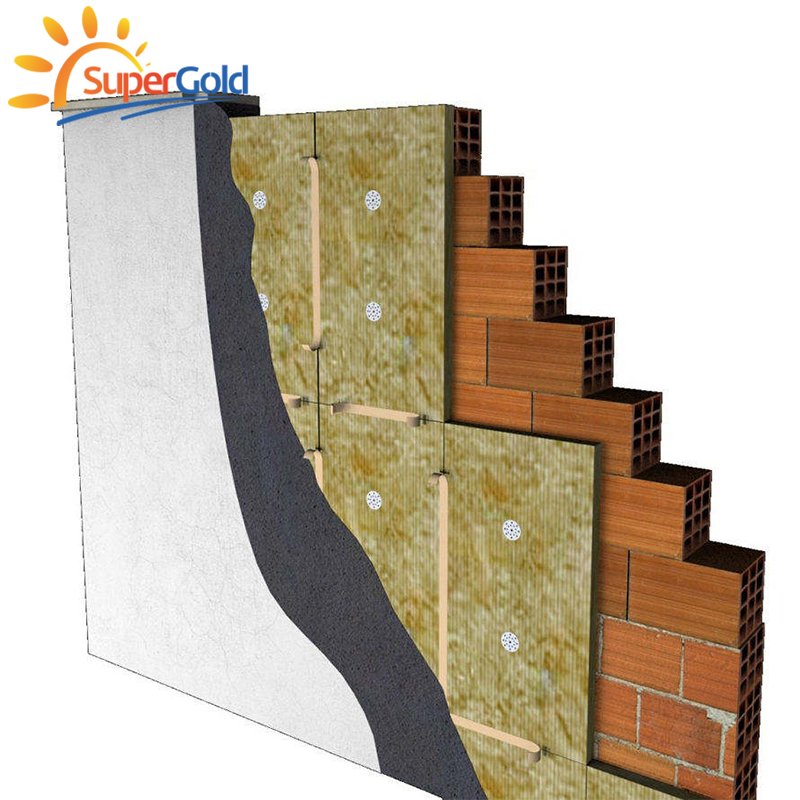 SuperGold Insulation Wool Fireplace Basalt Rock Mineral Wool Insulation Board For Acoustic Floor Insulation