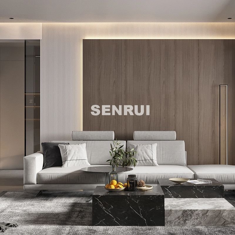 1220*2440mm Bamboo Charcoal Other Boards WPC Wall Panel Interior Decoration For Hotel