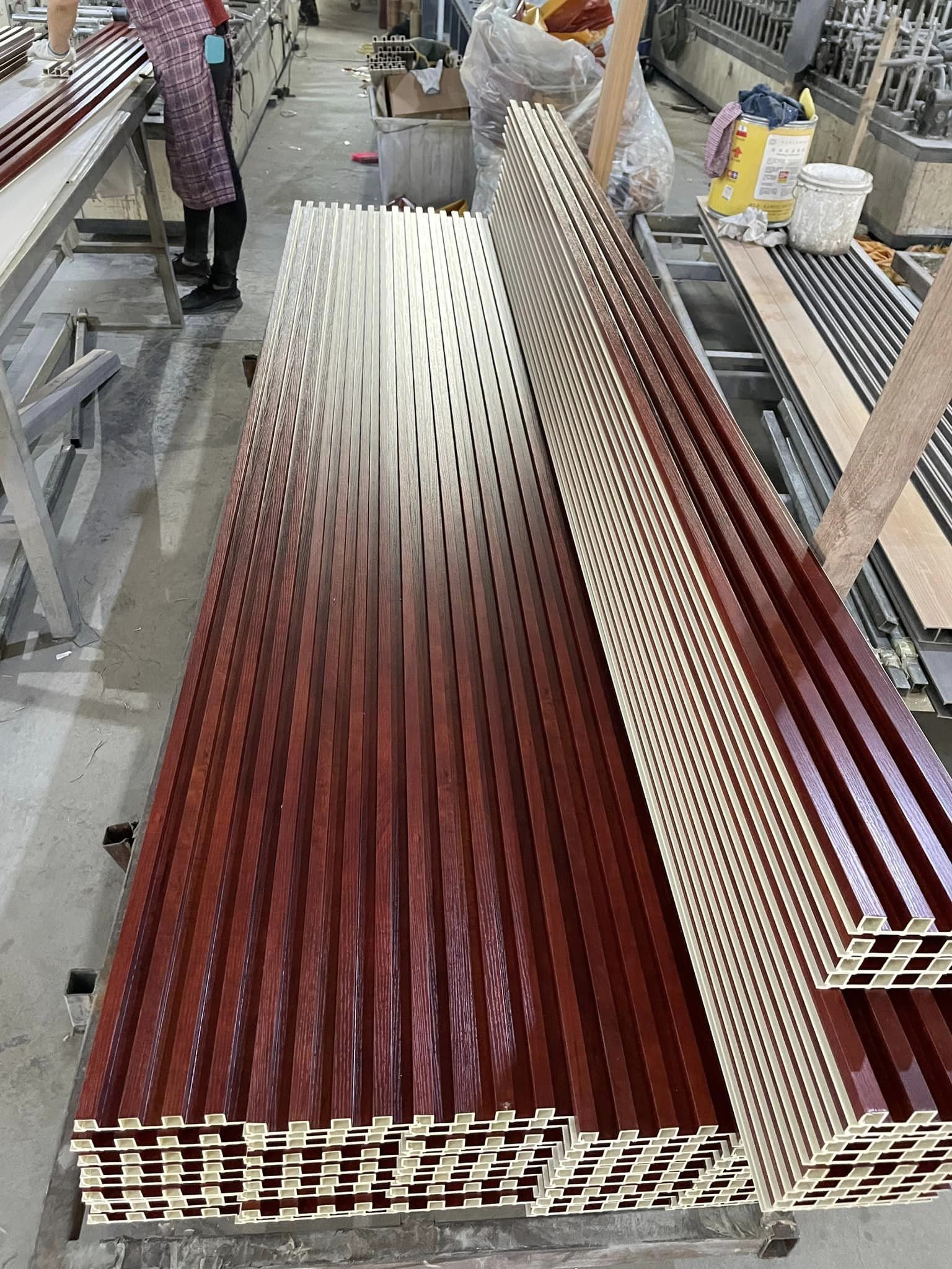 China Sourced WPC Wall Cladding Panels with Exterior Metal Film Premium Wall Panels & Boards