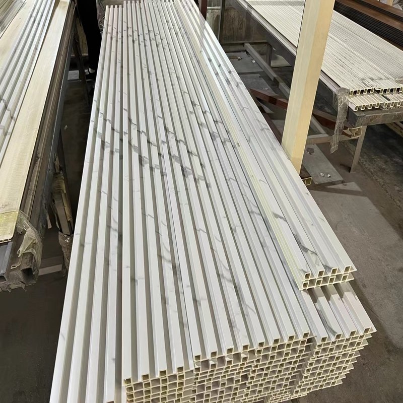 China Sourced WPC Wall Cladding Panels with Exterior Metal Film Premium Wall Panels & Boards