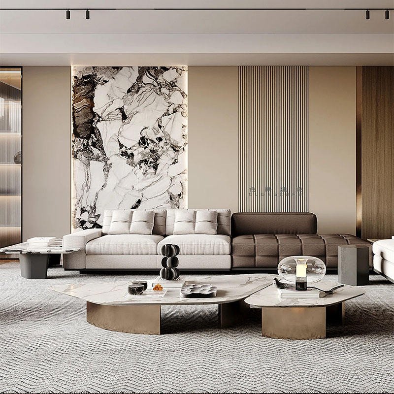 China Wpc Boards Waterproof Hotel Cladding wall decorative marble pvc uv wpc wall Fluted Interior Wall Panel