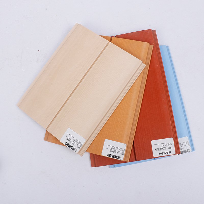 Ecological Wood Double 75 Board Color Wood Ceiling Background Wall Kindergarten School Wainscot boards