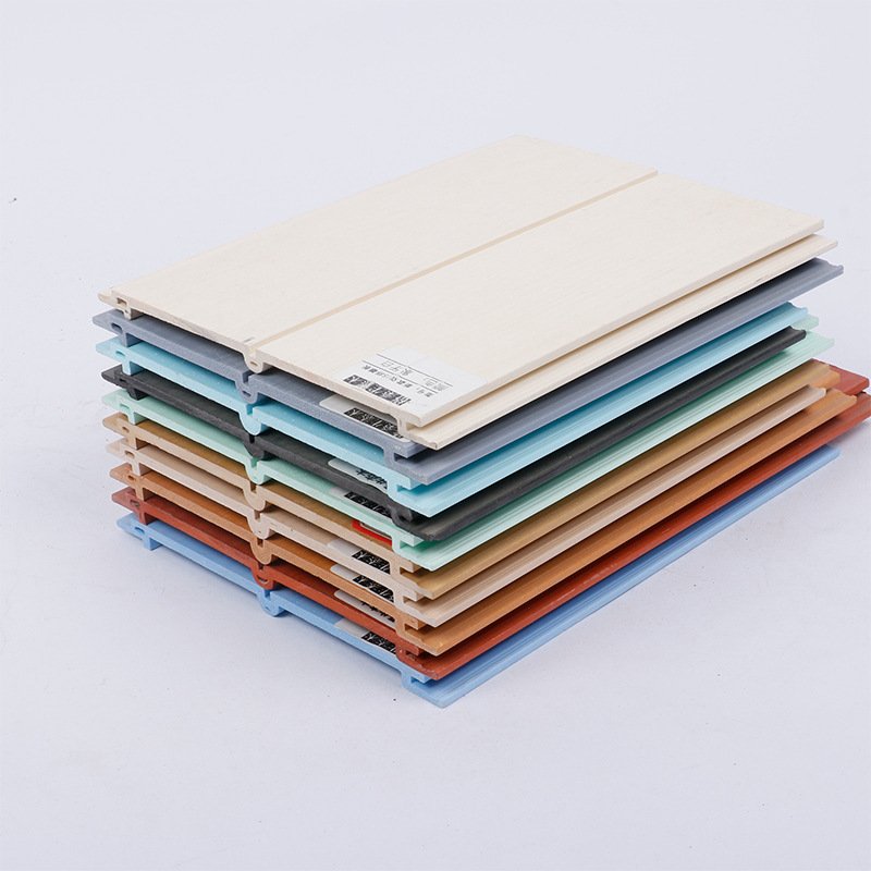 Ecological Wood Double 75 Board Color Wood Ceiling Background Wall Kindergarten School Wainscot boards