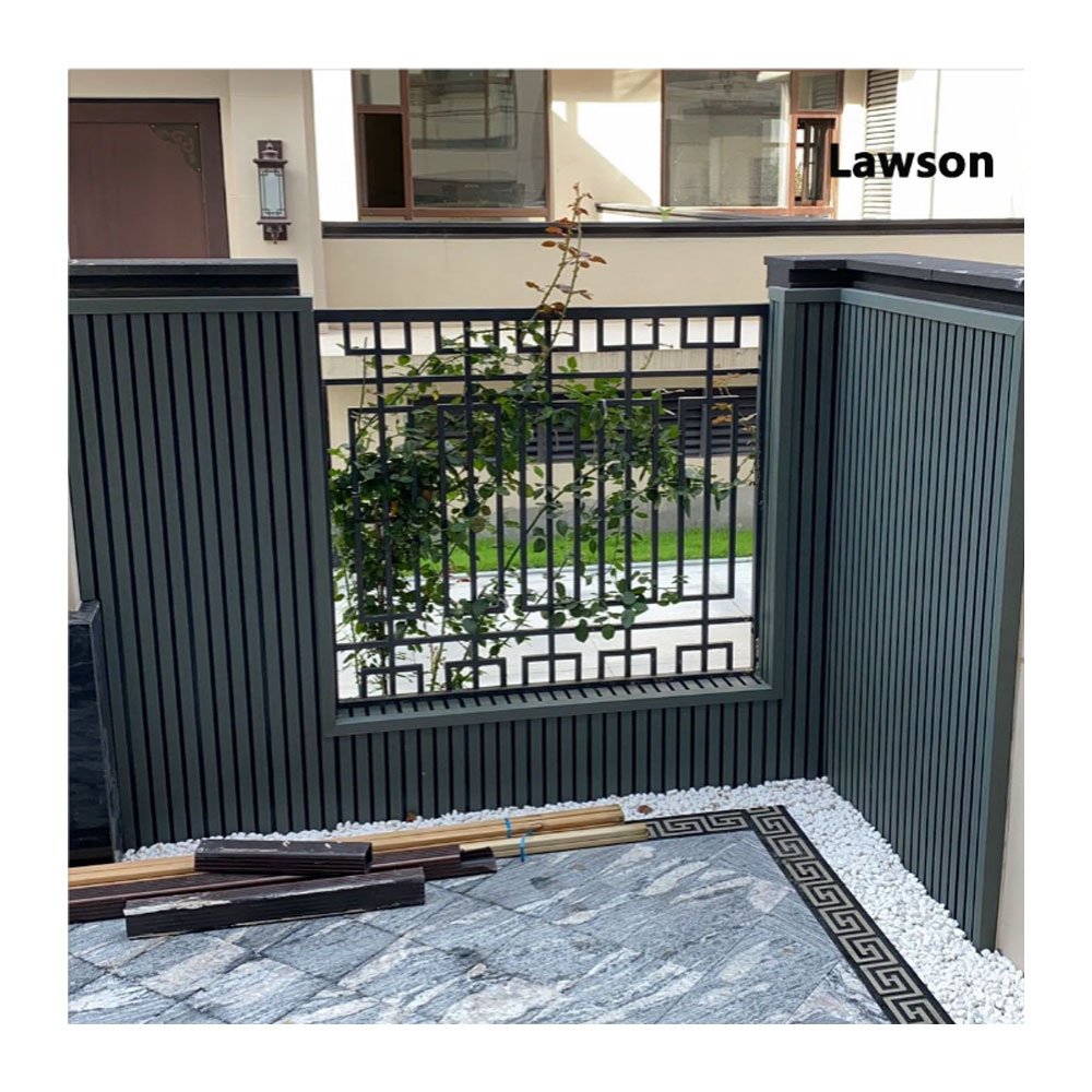 LT Cheap Price Hollow 3d WPC Wall Panel Outdoor WPC Cladding Terrace Slat Exterior Plastic Composite WPC Wall Panel