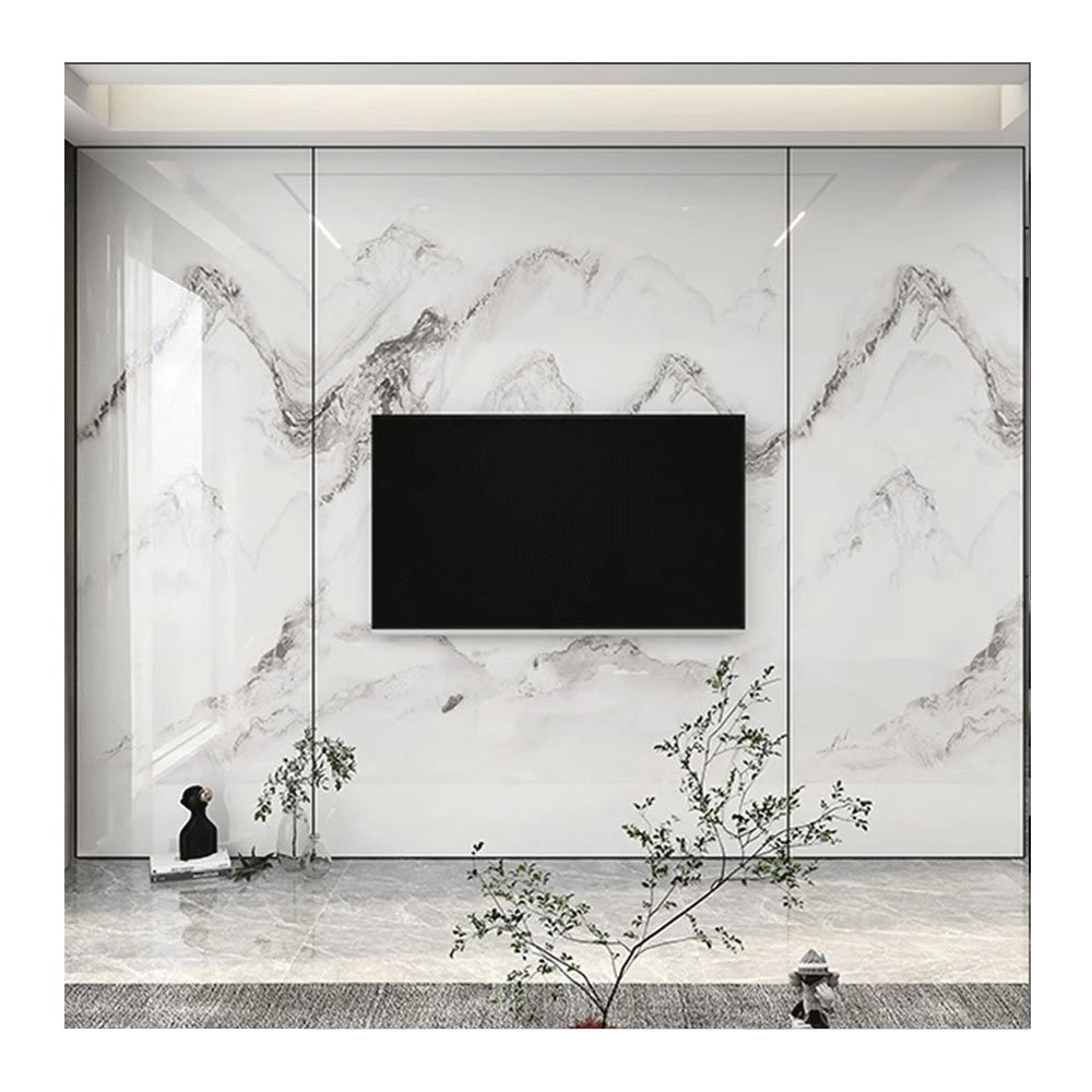 LT China Suppliers Carbon Slate 3D UV Wall Panel PVC Carbon Slate Wall Decor Wall Board For Home Decoration 1220*2440 3mm 2mm
