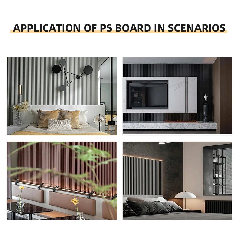 JSXH High Quality Ps Decorative Wall Panel Interior Others Board/polystyrene PS Wall Panels For Bathroom 30cm Ps Wall Panel