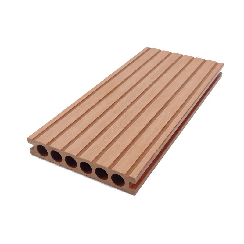 Design Style Scandinavian WPC composite outdoor decking solid hard wood board