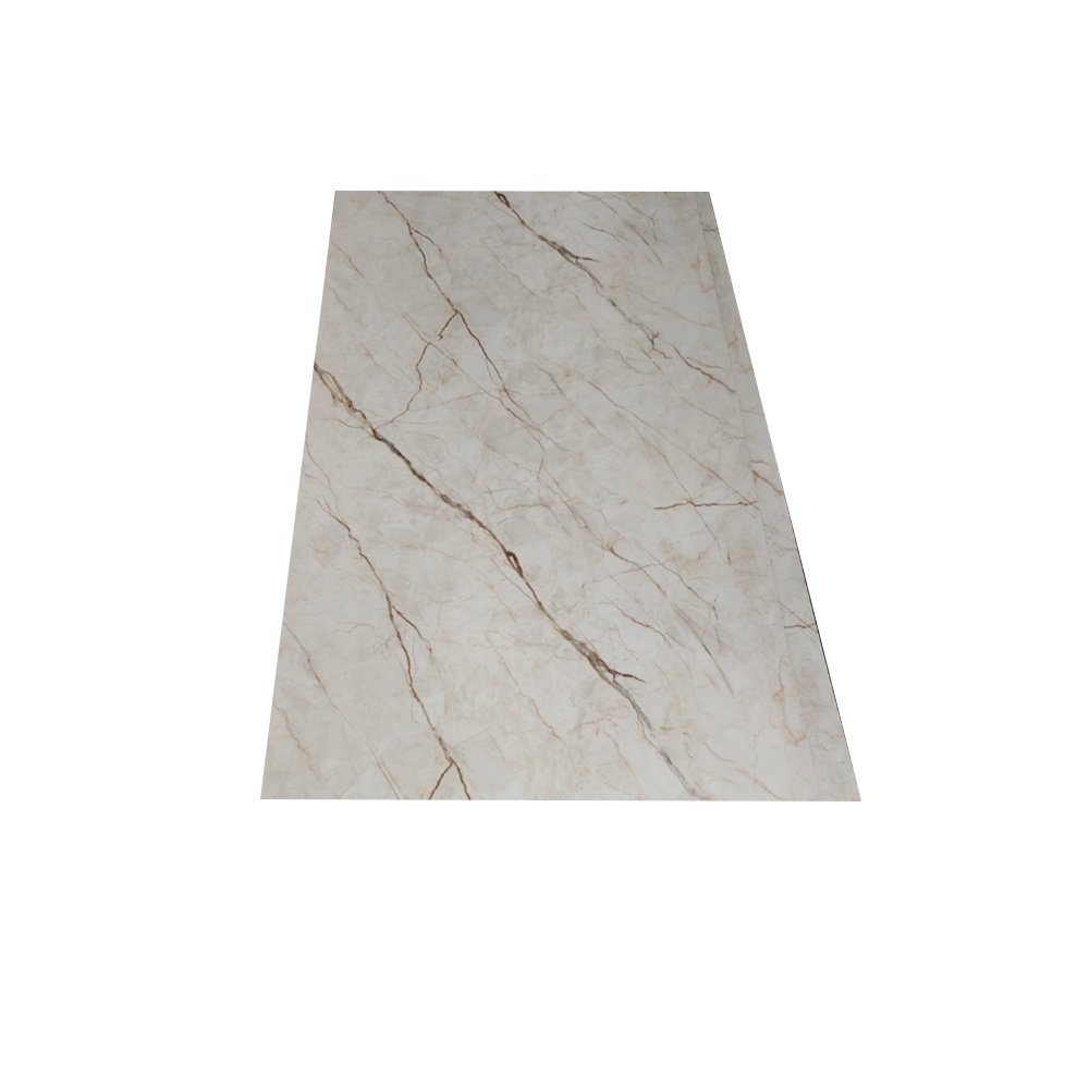 Decorative bedroom panel for wall flowers marble panels interior easy to install plastic stone wall covering panel