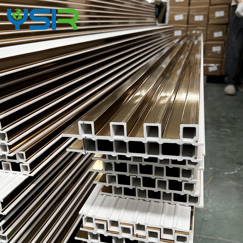 lInyi Factory Direct WPC wall panels Composite PVC Marble wall Boards indoor wpc cladding
