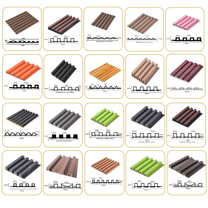 Wpc wall panel inside Waterproof Anti-slip And Anti-corrosion Great Wall Board