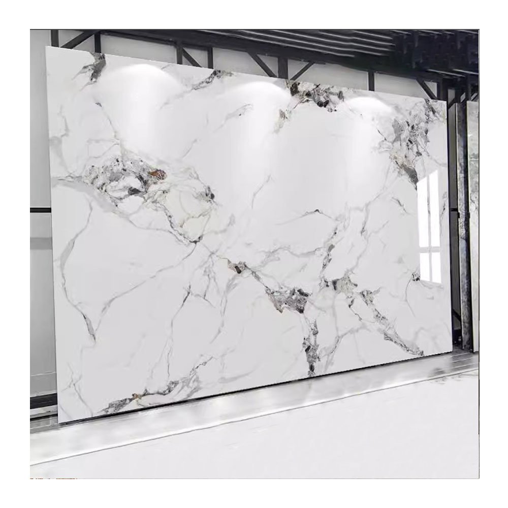 JINXING Cheap Price 3D Wall Decor UV Wall Panel Waterproof PVC Faux Replacement Wall Board For Living Room 1220*2440 3mm 2mm