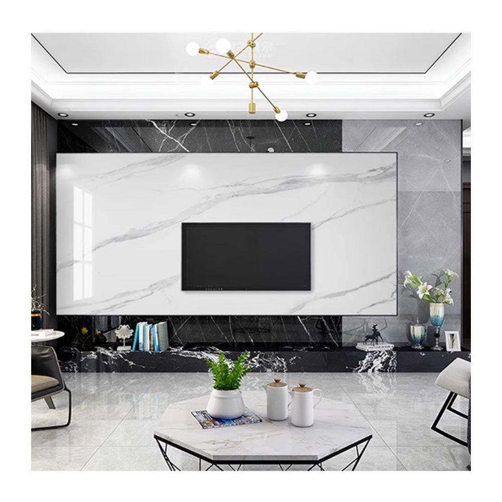 JINXING New Technology 3D Wall Panel Faux Waterproof UV Wall Decor PVC Wall Board Decorative For Bedroom 1220*2440 3mm 2mm