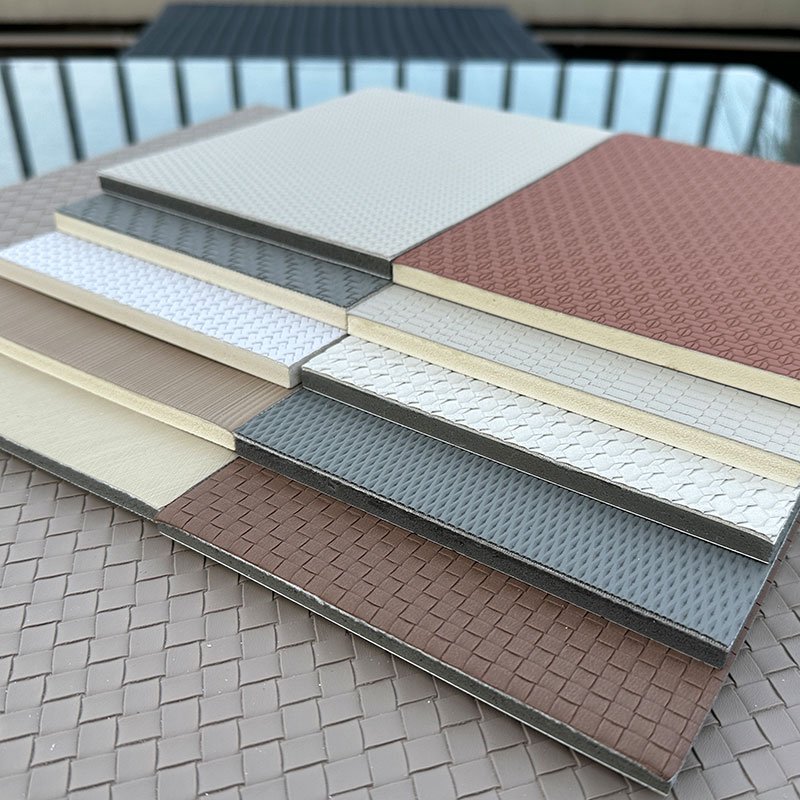 Modern Home Use 8mm WPC Plastic Acoustic Panel Carbon Crystal Board PET Pet Acoustic Wall Boards Sound Proof Ceiling Wall Design