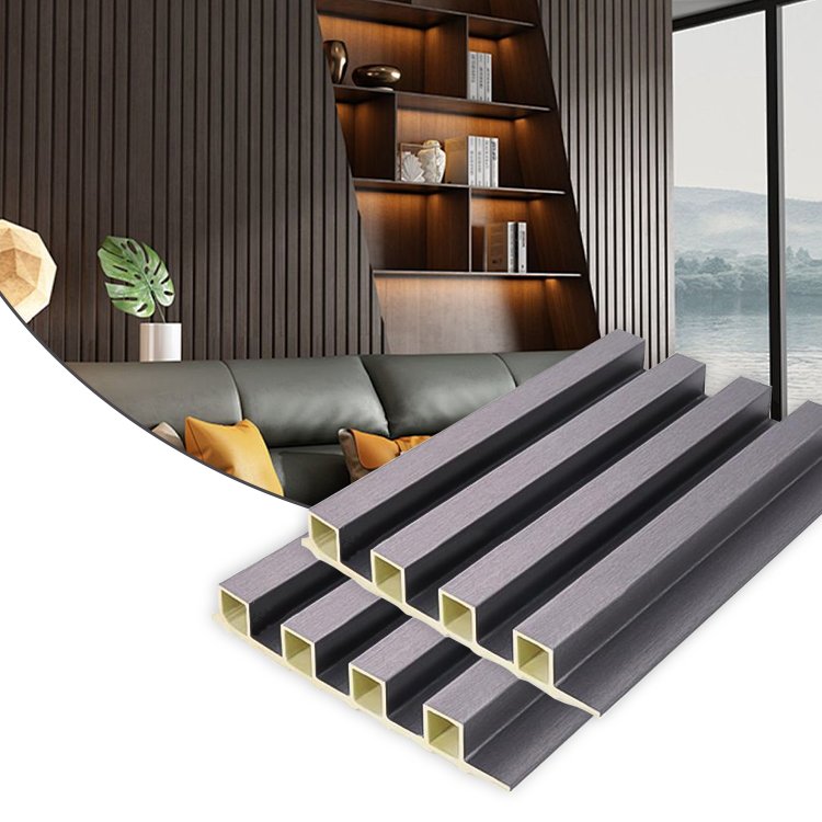 High quality Wooden Grain PVC Wpc Wall Panels Indoor 3d Wall Panel Designs for Decoration