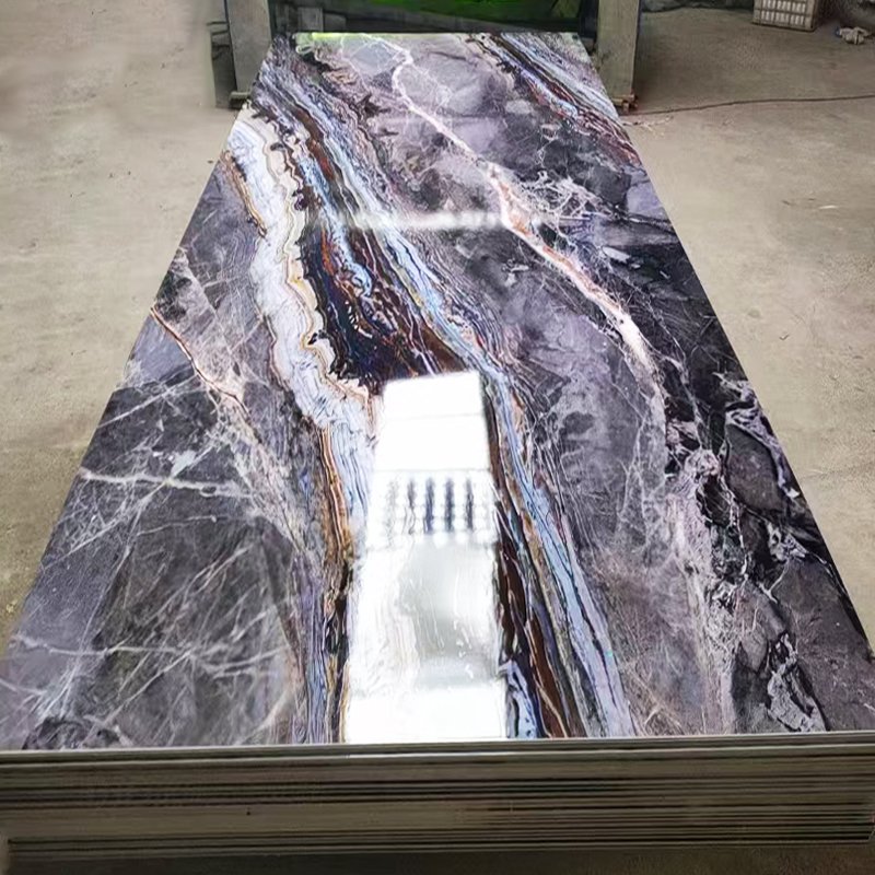 Waterproof PVC panel ceiling 3D UV board wall panel interior decoration wall cladding wallboard designs marble well panel