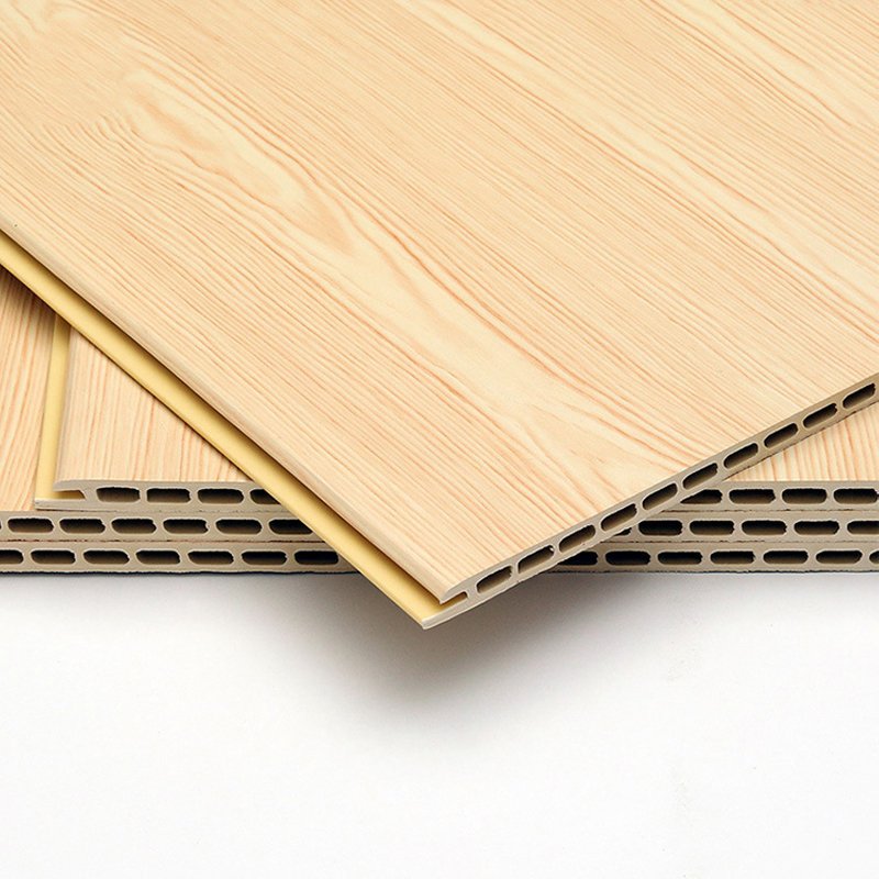Top Sell Quality wall sheet moisture proof waterproof interior decorative Board pvc Bamboo fiber WPC Integrated wall panels