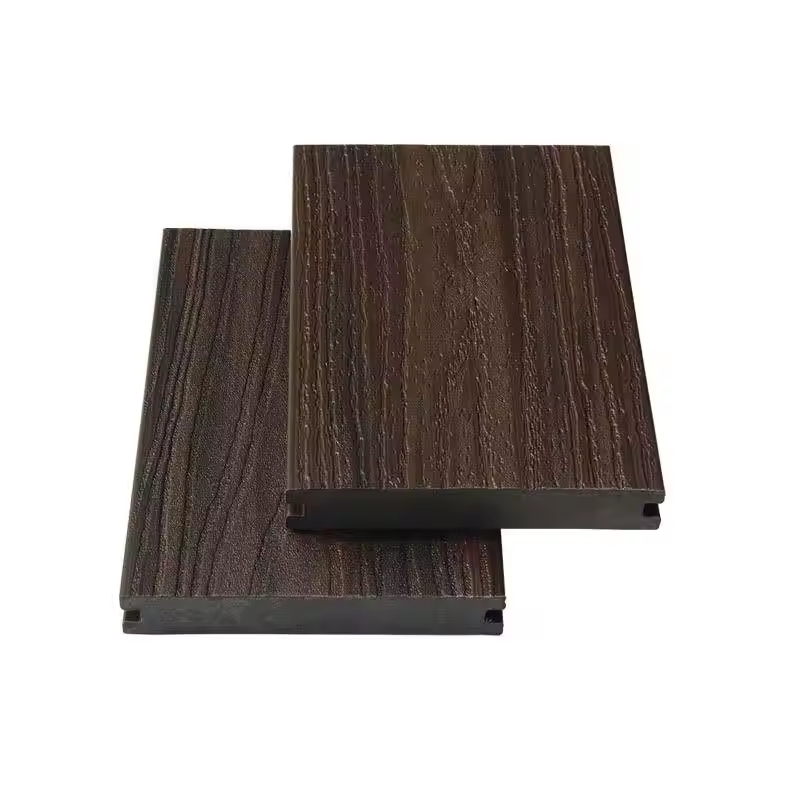 Modern Design Waterproof Composite Board Deck WPC Outdoor Weather Resistant WPC Decking Patio Balcony