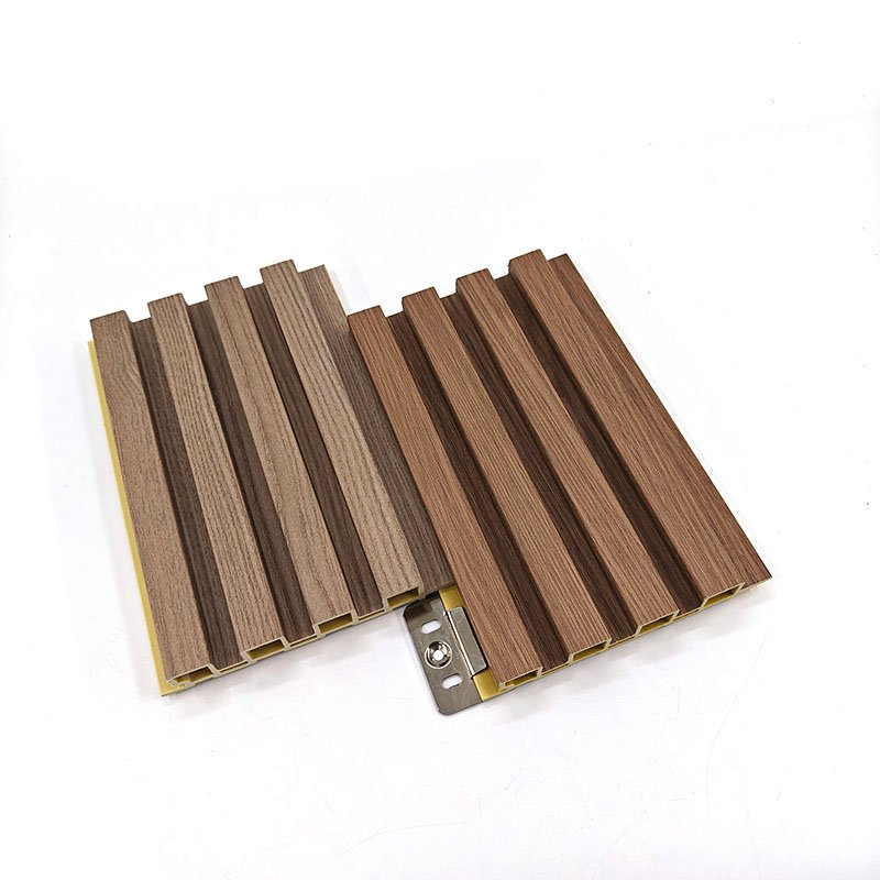Modern Decorative High Quality Waterproof Wpc Wood Plastic Fluted Wall Panel Board For Interior