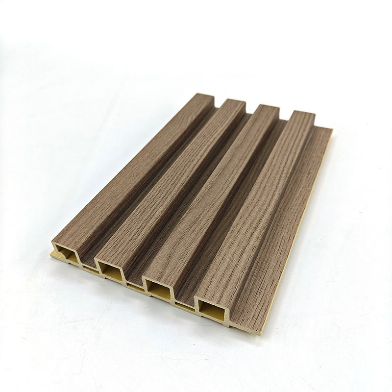 Modern Decorative High Quality Waterproof Wpc Wood Plastic Fluted Wall Panel Board For Interior