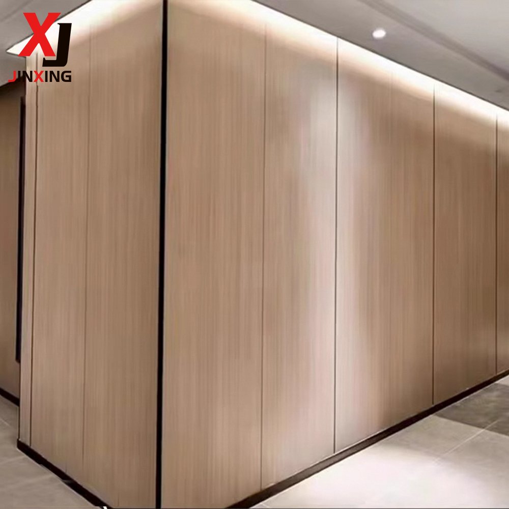 JX Eco-friendly Bamboo Fabric Wood grain Charcoal Wall Panel Wood Veneer Interior Decoration Metal Mosaic Carbon Rock Board