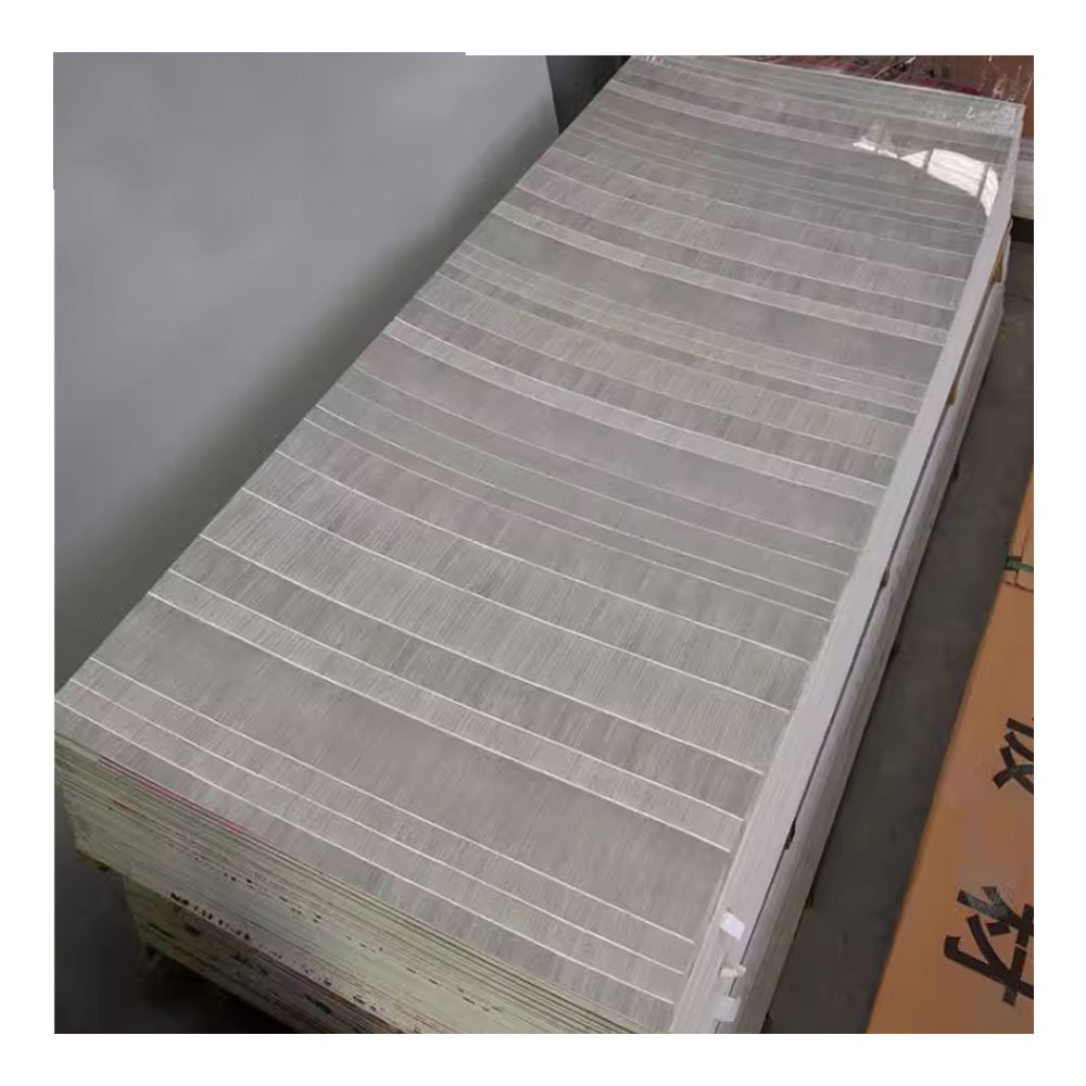 JX Luxury High Quality Metal Marble Carbon Rock Panels Bamboo Wood Grain Fabric Wall Panel Interior Decoration Board Wood Veneer