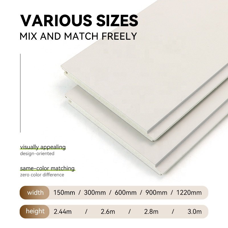 High Quality UV Wall Board Environmentally-friendly ENF Level WPC Interior Wall Panel