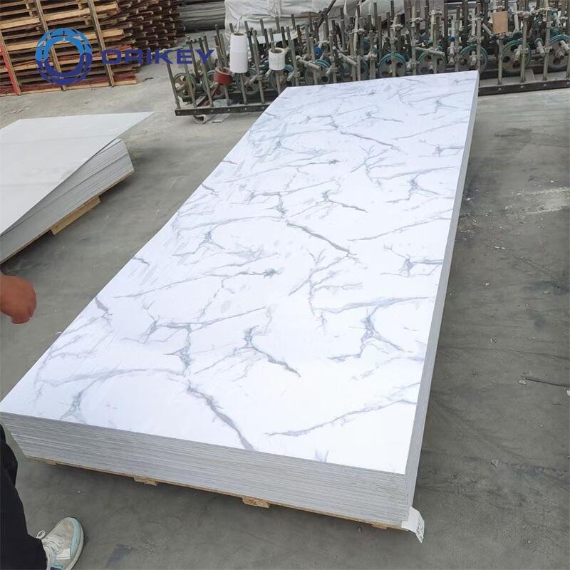 Stone Plastic Like Marble UV Board Indoor Wall Decoration Tooling PVC Board Decorative Board Wall UV Background Wall