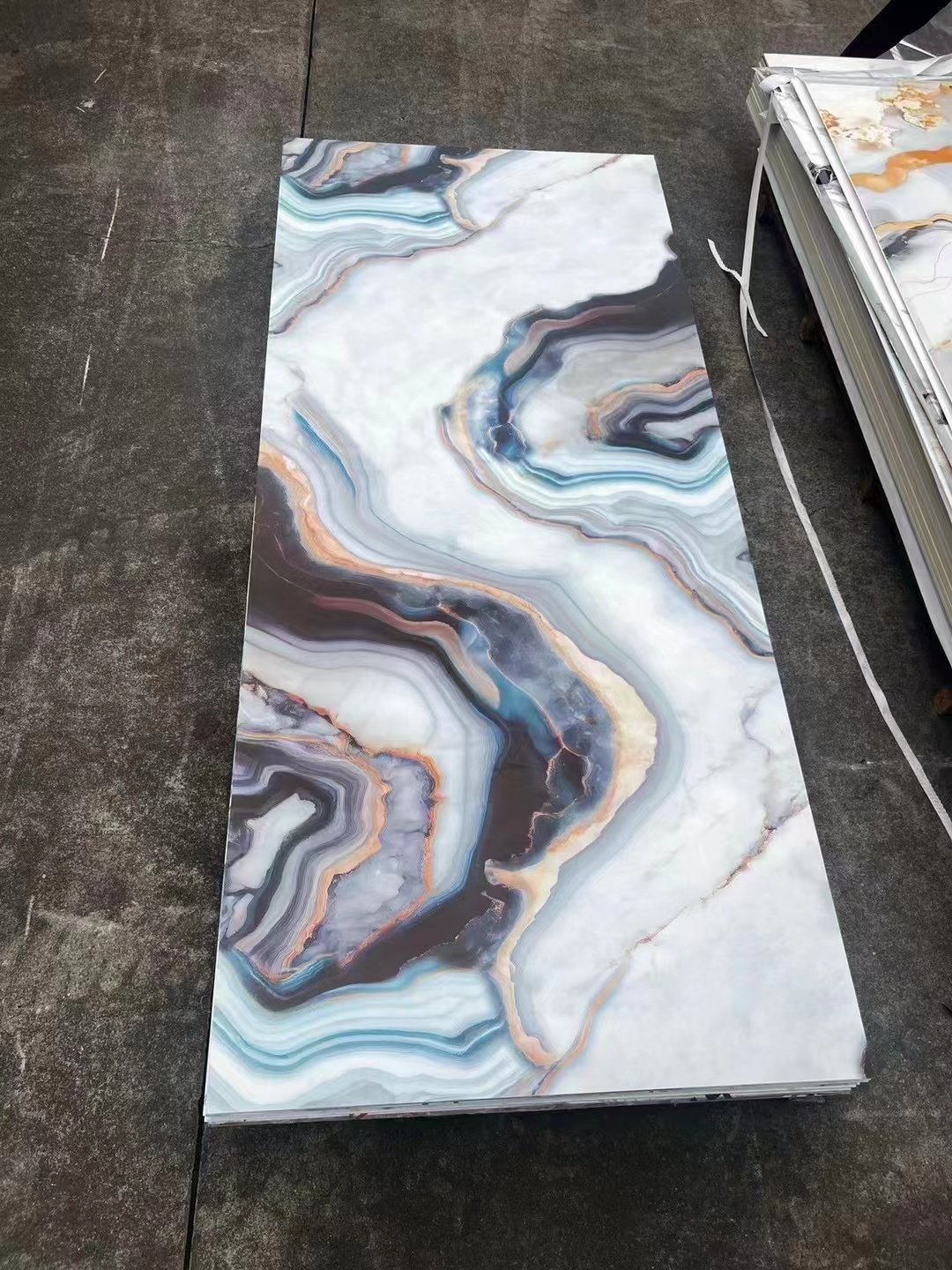 Flexible High Glossy Waterproof Other Boards Interior Decor Home Living Room Decoration PVC Wall Panel UV Marble Sheet
