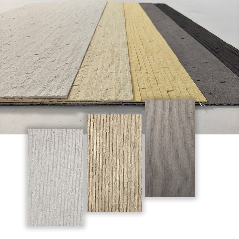 Modern Design Fireproof Lightweight Wall Ceramic Soft Stone Cladding New Material Flexible MCM Tiles Board Type Product