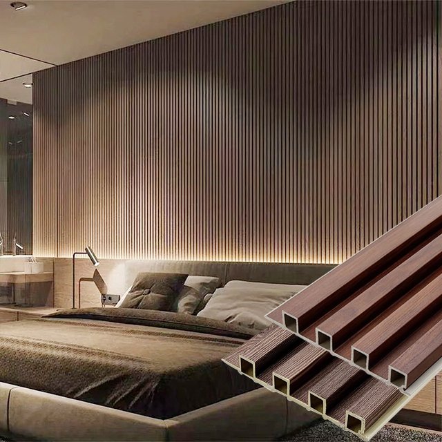 Eco logical wood plastic board China manufacturers interior decoration PVC Wpc composite wall bread cover board