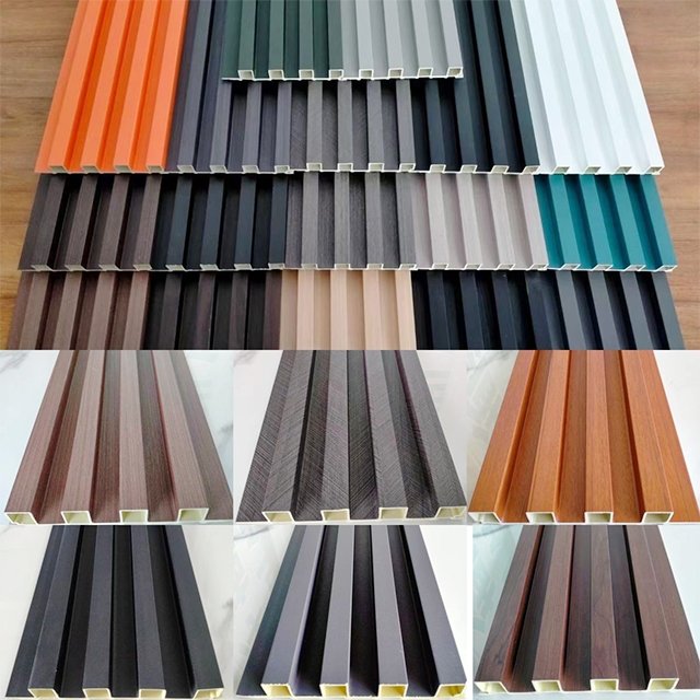 Eco logical wood plastic board China manufacturers interior decoration PVC Wpc composite wall bread cover board