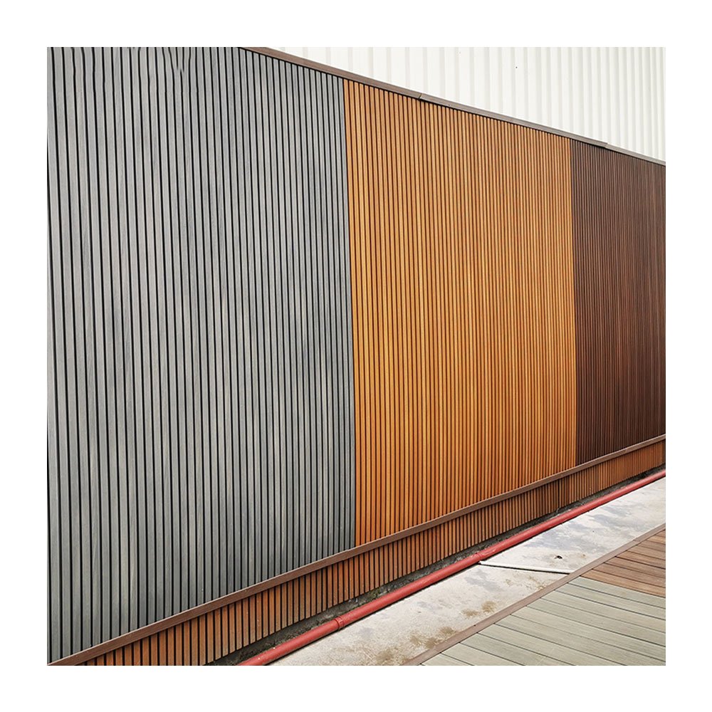LT Factory Price Recycled Wood Plastic Grain Outdoor 3d WPC Wall Panel Composite Alternative UV Resistant Outdoor Wall boards